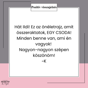 El sem tudom mondani mennyire halas vagyok neked Ildi Zsenialis volt ahogy lelket ontottel belem Tobb mint tiz eve kellett munkat valtanom es elotte is csak 2 munkahelyem volt nem tudtam hogy 2